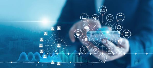 Executive using a networked device — virtual delivery