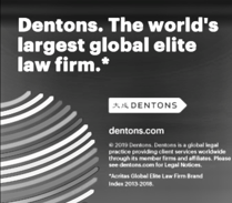 Dentons — the world's largest global elite law firm mark