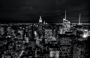 New York at night — North America correspondence